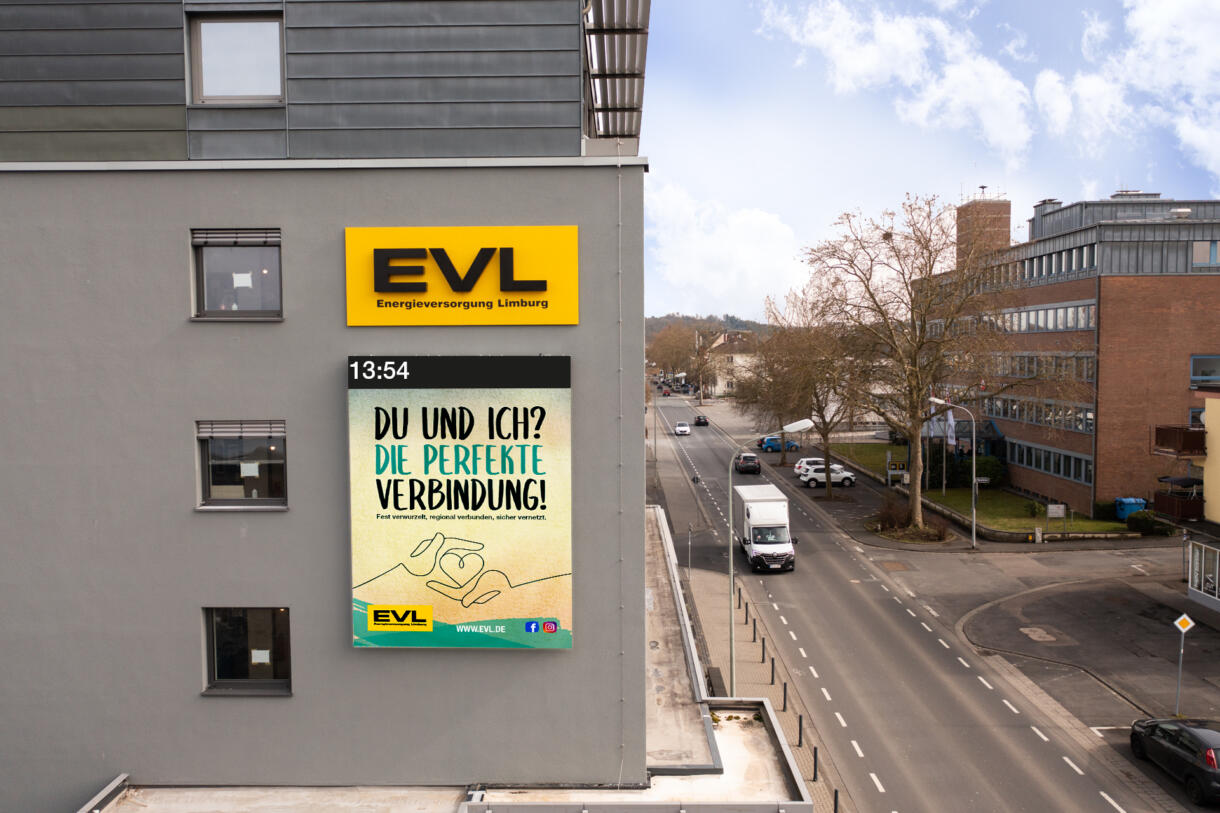 Video Wall Haupteingang