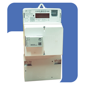 Intelligente Strom-Messeinrichtung mit Display und Kunststoffgehäuse