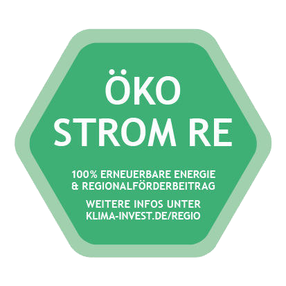 Ökostrom-Siegel mit regionaler Förderung