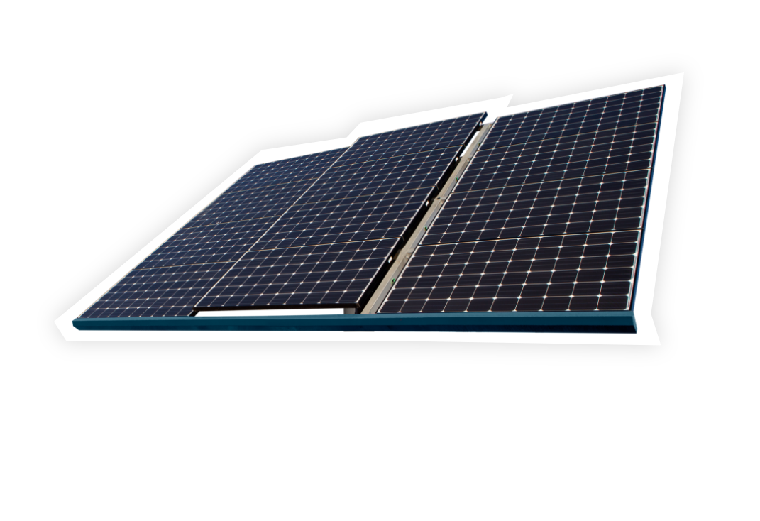 Solardachpanel als Headergrafik für den Themenbereich 'Solarpark'